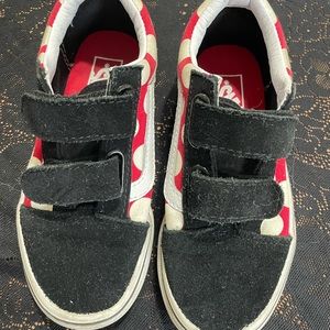 Vans old school polka dot vans